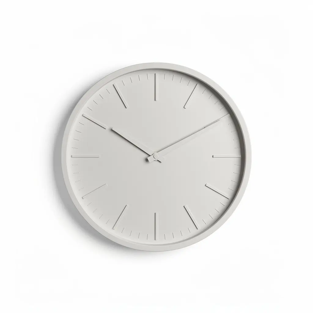 Wall Clock Minimalist Oversized Zero-Checkout Edition