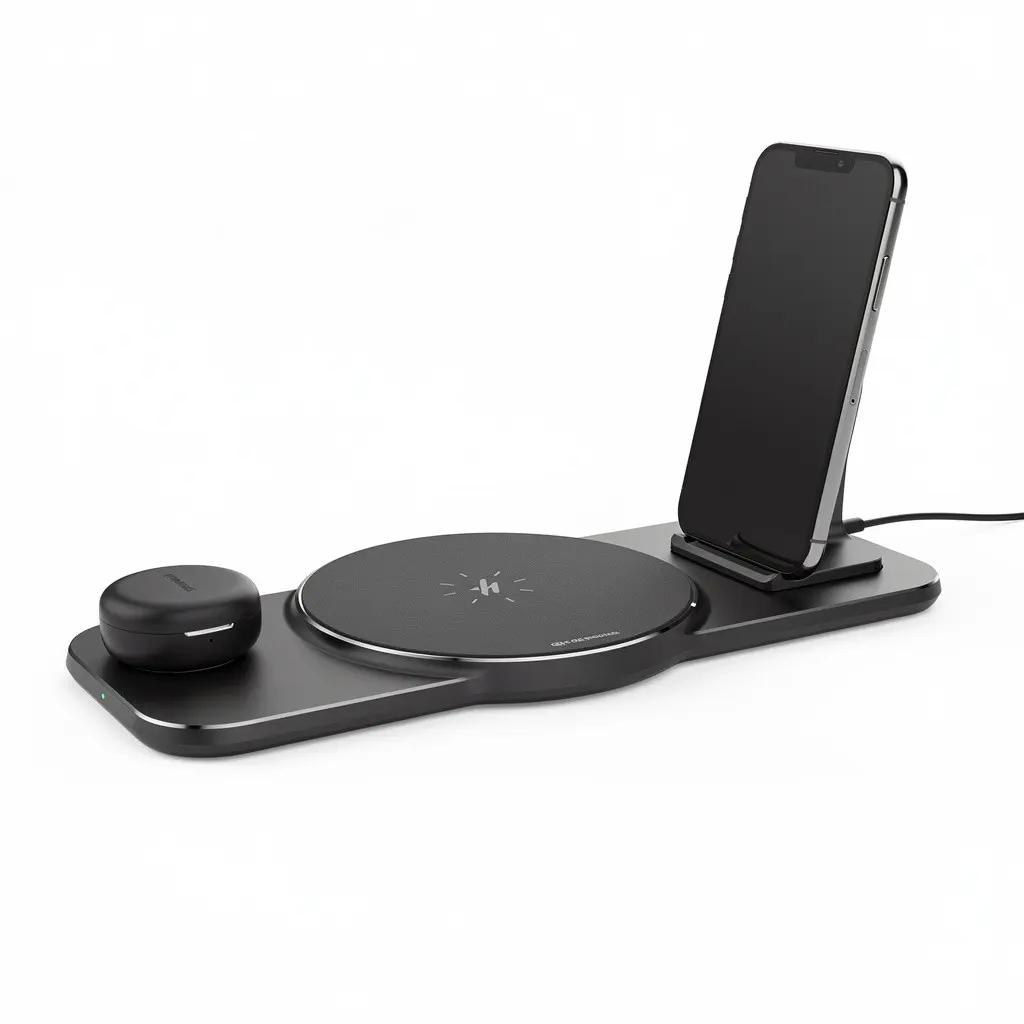 Wireless Charging Pad 3-in-1 Cart Theater Cut