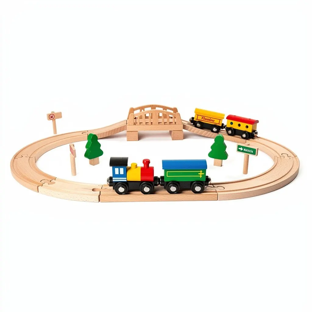 Wooden Train Set Starter Wish Drop