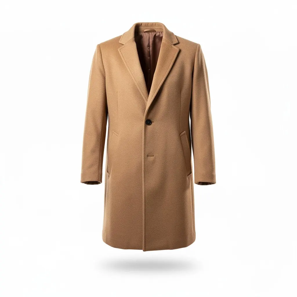 Wool Overcoat Camel Wish Drop