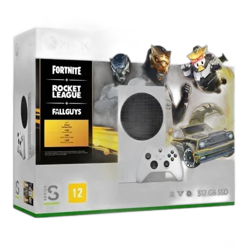 Xbox Series S - Fortnite, Rocket League And Fall Guys Bundle White - Excellent (Refurbished)